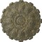 Ekena Millwork Durham Ceiling Medallion (Fits Canopies up to 4 1/4"), 31"OD x 1 1/2"P, Witch Hazel Crackle CM31DUWHC - alternate 1